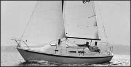 us yacht 25 sloop sailboat 1982