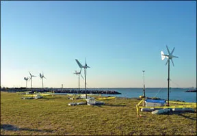 wind turbine sailboat
