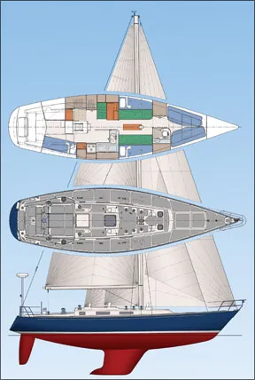 44ft sailboat