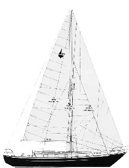 34 foot sailing yacht