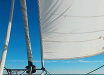 Light-air Sailing with a Twist