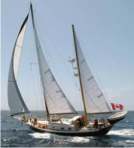 42 ft ketch sailboat