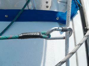 Black heat-shrink tubing