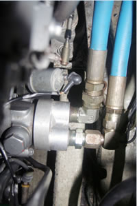 engine-mounted oil filter