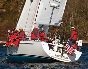 navy 44 sailboat