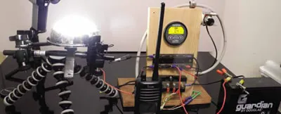 PS LED-testing setup. 