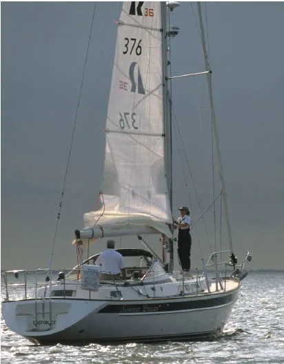 Efficient sail handling is a key component of cruising performance. Ensuring the ability to quickly and easily reef—whether via slab reefing or in-mast furling—is critical for managing sail area as wind conditions change. (Photo/ Ralph Naranjo)