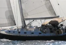 Breaking Down Performance Cruising amenities like the bimini top and stern-mounted radar dome shown here add windage, which can hamper performance—especially when sailing to weather. However, for most cruisers, the comfort and utility these features provide are worth the slight penalty in boat speed.