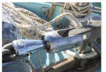 Anchor Swivels: Caution Required Ultra claims its ball-and-socket swivel (top) is stronger than the chain it is meant to pair with, even when side-loaded, so attaching it directly to the anchor is no problem. Nevertheless, it’s obvious how the forks on a streamlined, jaw-and-jaw barrel swivel could pry open as side-loading increases. We saw evidence of this in our samples.