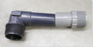 Smooth hose fittings (left) are a safer option for the metric/Imperial issues that arise when fitting a metric hose onto a U.S. barbed fitting (right). 