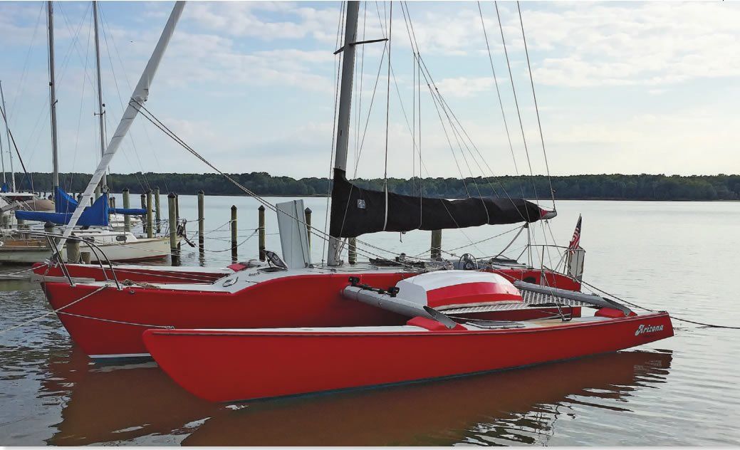 red trimaran Arizona