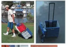 Folding Cart Does Yeomans Duty