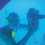 You don't need to keep a full-size SCUBA tank onboard for underwater emergencies. Mini SCUBA tanks like this Spare Air don't take up much storage space, and offer sailors the ability to dive on an anchor or work on the prop longer than you'd be able to with snorkel alone.