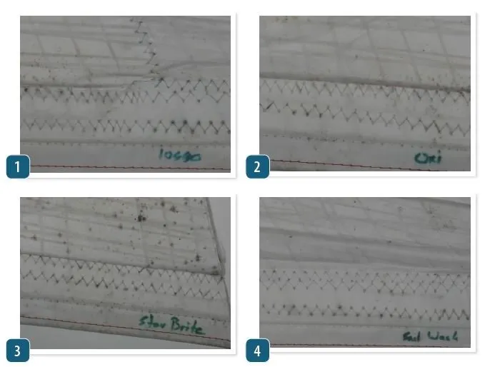 how to clean model sailboat sails