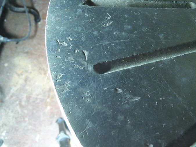 aluminum deck plate pitting