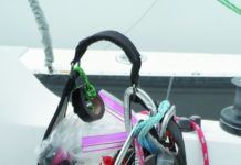 The bare minimum required to deal with most daysailer dilemmas fits in a relatively compact electrician’s bag. It can be tailored to fit the specific needs of your boat. (Photo/ Drew Frye)