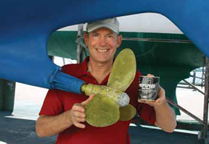 Mahina Expeditions' Capt. John Neal PropSpeed coating
