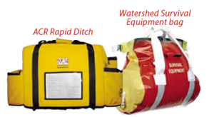 Green 4-Person 2-Day Boat Emergency Survival Kit – Lightweight Ditch Bag BOB