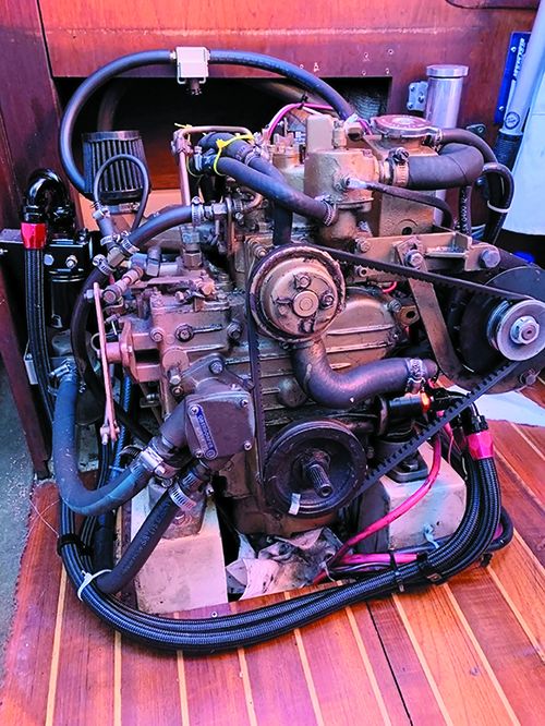 3a. KN filtre and base drilled to accept crankcase vent after separator