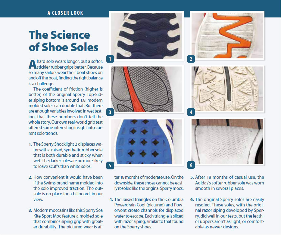 Sailing Shoe Test Update: 2014