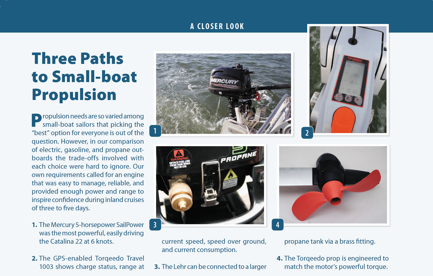 New Options in Small  Outboards