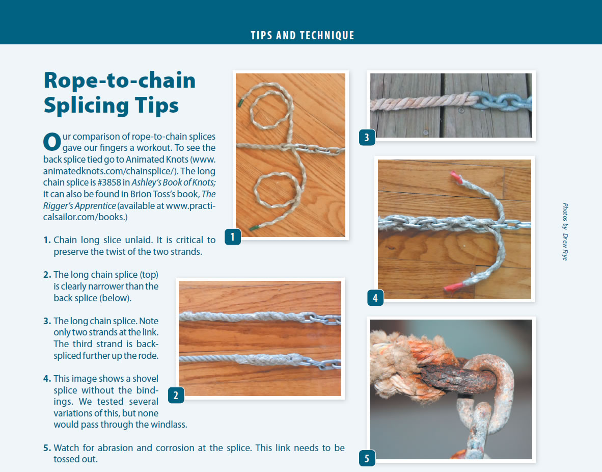 Rope-to-Chain Splice Test