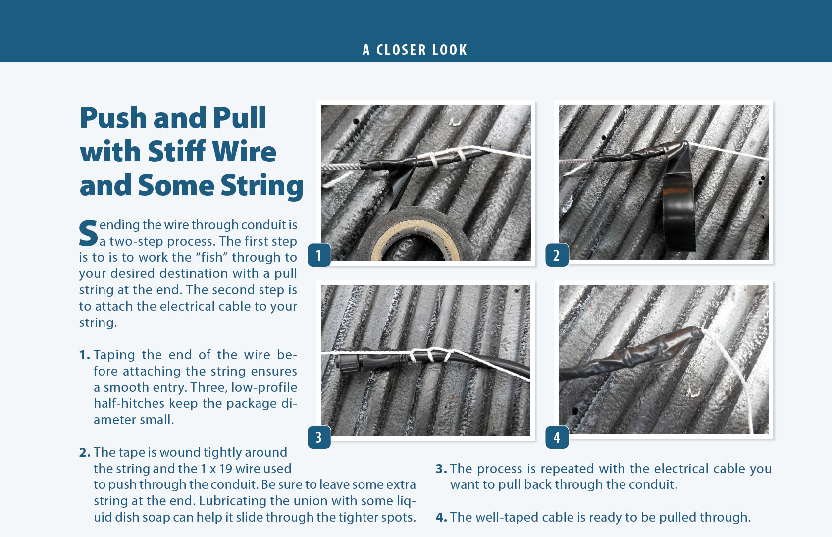 How to Pull Electrical Wire or Cable Through Conduit