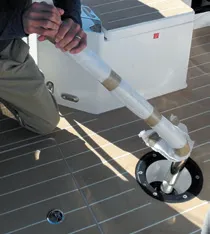 3. We found ill-fitting, wobbly pipe extensions, weak connections with too little leverage, that in some cases left the helmsperson with little or no visibility at all.