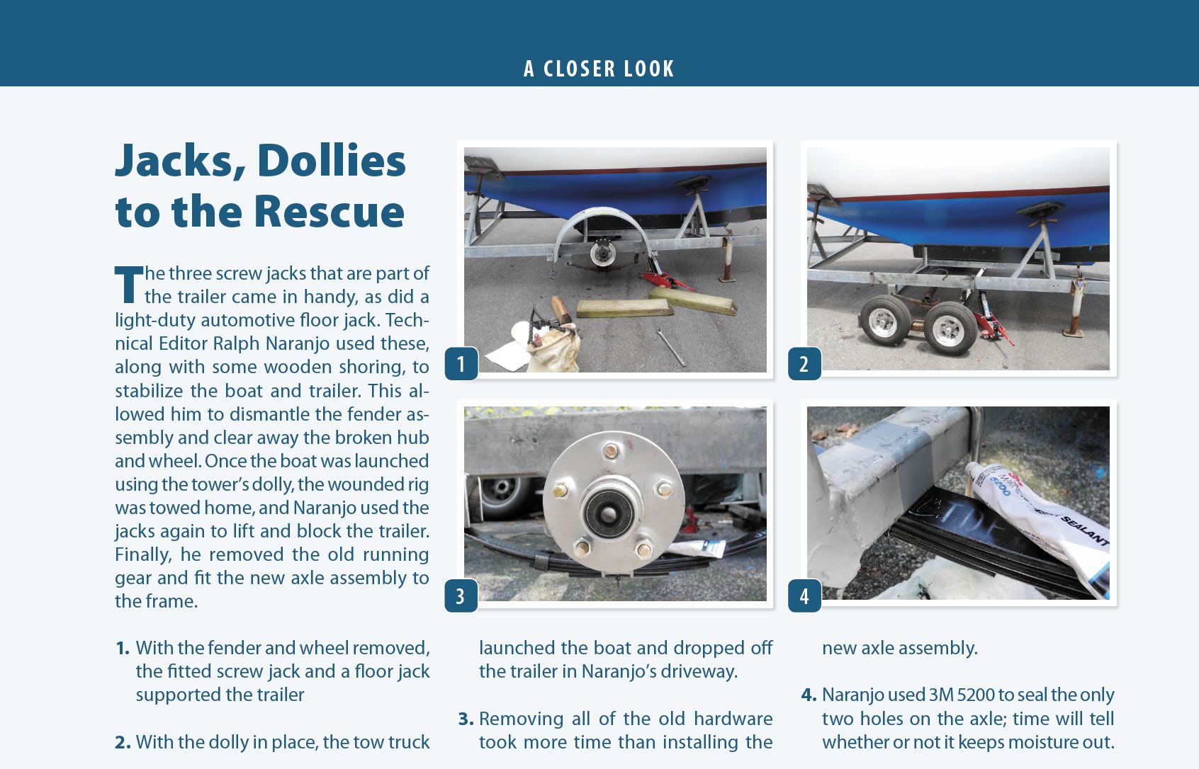 Bringing an Old Boat Trailer Back to Life Practical Sailor