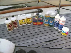 Two-Part Teak Cleaners