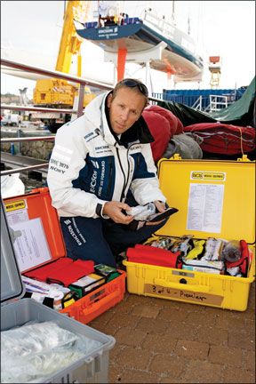Ericsson 1 crewmember Magnus Woxen