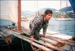 Bamboo-and-Plywood Catamaran