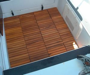snap-together wood tiles