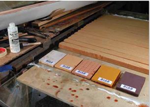 Composite marine cores laminated with epoxy resins