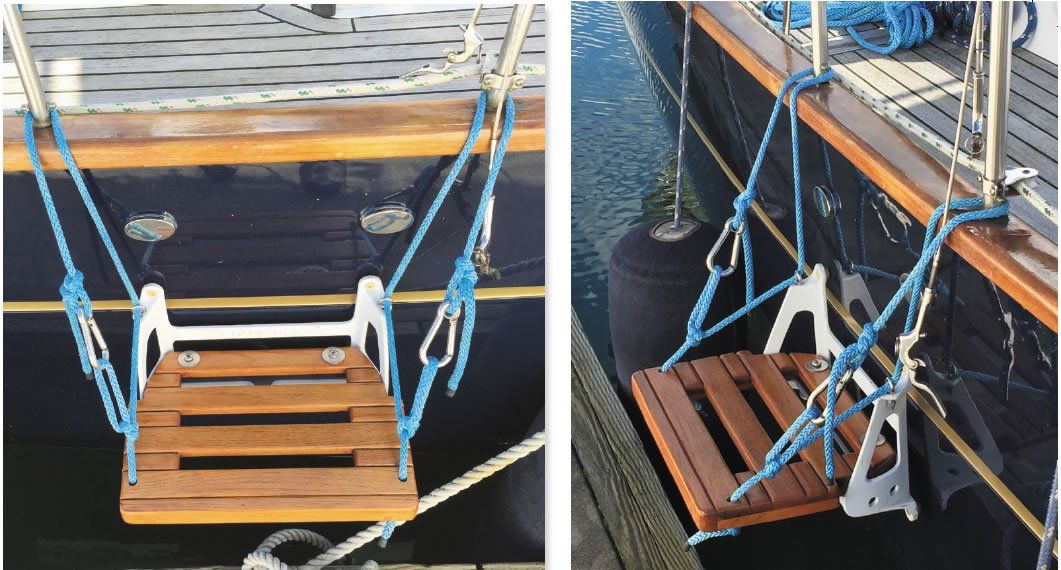 Edson One-Step boarding step