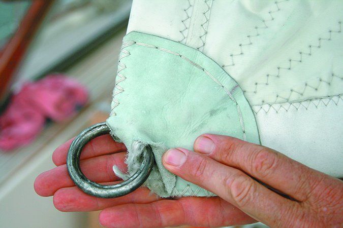 mainsail clew ring