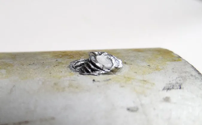 sailboat spar rivets
