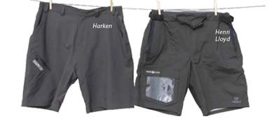 harken and henri lloyd sailing shorts