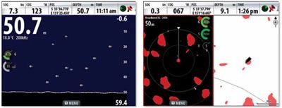 Touchscreen plotter-sounder test: Simrad NSS7 vs. Raymarine e7D