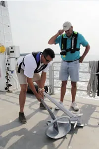 Plough-designs, even contemporary convex-fluke plows, did not fair as well as Danforth-types in the soft mud.