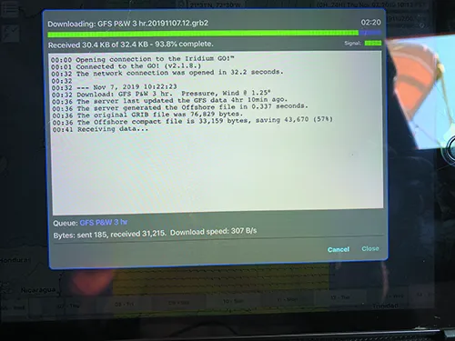 downloaded GRIB