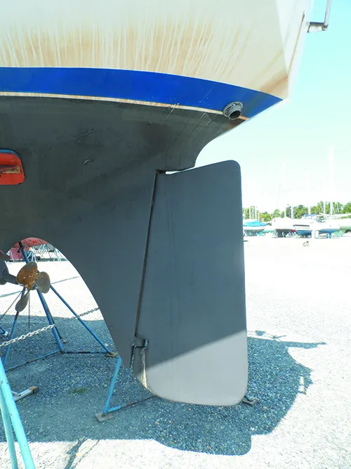 yacht rudder type Building a Faster Rudder