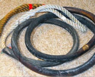 Used Nylon Three-Strand Rope Faces The Ultimate Endurance Test