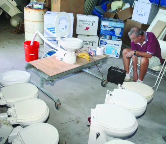 marine toilet test