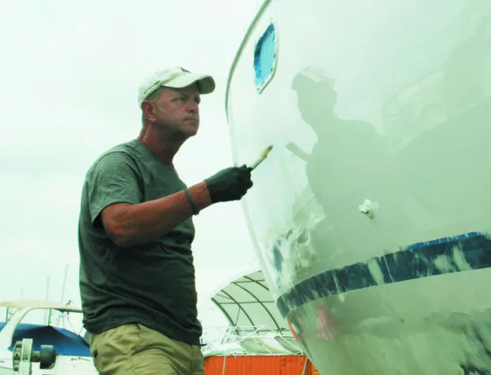 cost to paint sailboat hull