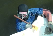 Bottom scraper. Easy to make and so much easier to use. Used for barnacles on the bottom and taking mud off the anchor. (Photo/ Drew Frye)