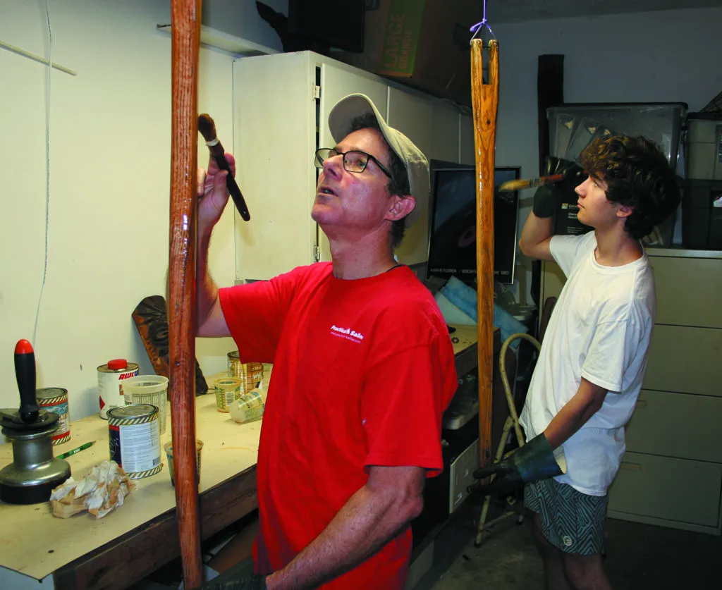 wood sailboat mast Pondering Options for Varnishing a Mast