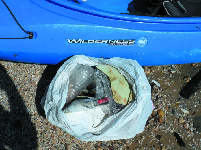 1. Pick-up at the beach. One of the greatest, simplest positive impacts a sailor can have