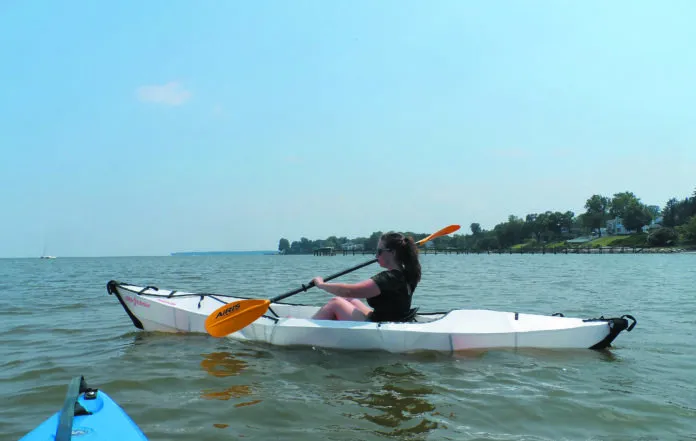 21d. paddling. Fast and very little wake