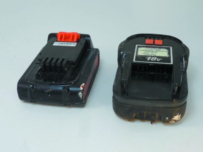 6. most power tool batteries have recessed terminals